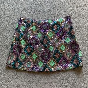 Zara Sequin Skirt